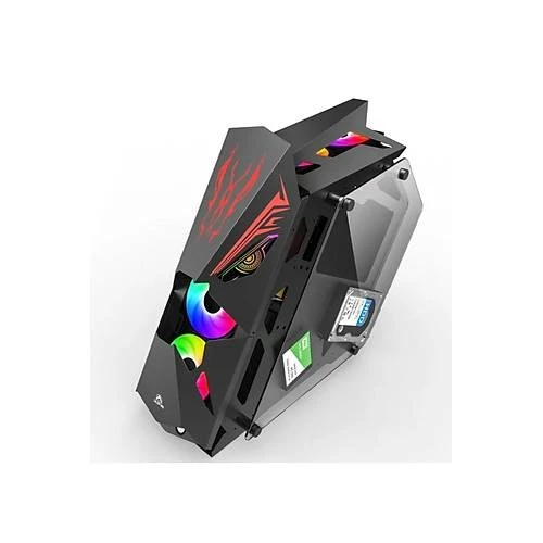 Revenge Dark Lord 650W 80+ Temperli Cam Siyah 8X12Cm Rgb Fan Roboti̇k Atx Kasa ürün görseli 1