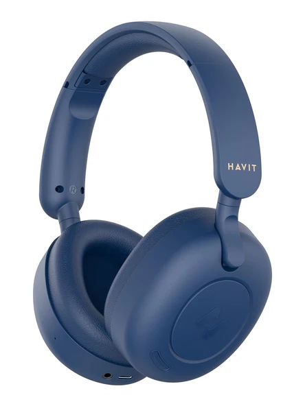 Havit H655BT Hybrid ANC Mavi Kulak Üstü Bluetooth Kulaklık OUTLET TEŞHİR ÜRÜN ürün görseli 1