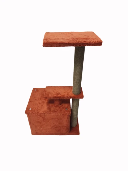 3A KEDİ TIRMALAMA 2 KAT TURUNCU - Resim 5