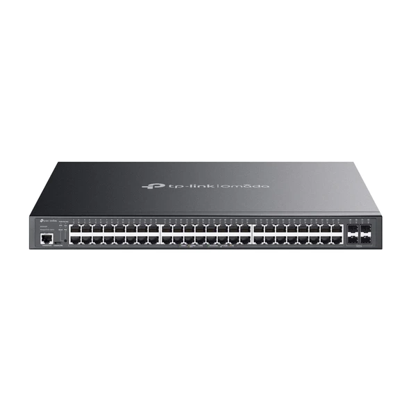 Omada Sg3452P, 48 Port Gigabit, 48 Port Gigabit Poe+, 384W, 4 Port Sfp, L2+ Yönetilebilir, Rackmount Metal Kasa Switch ürün görseli 1