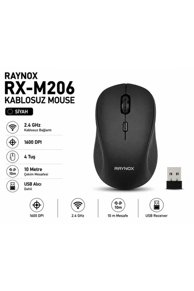 RX-M206 Kablosuz Mouse ürün görseli 1