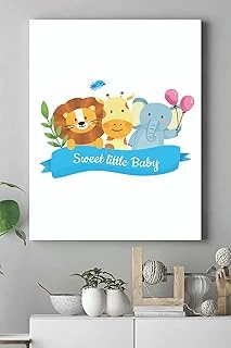 Postermanya (Pster15245) Sevimli Hayvanlar Çocuk Odası Kanvas Tablo 50 X 70 ürün görseli 1