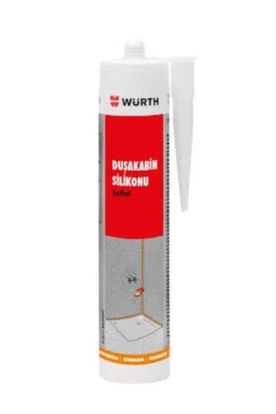 Würth Duşakabin Silikonu Şeffaf 310 ml - Resim 2