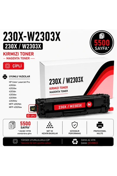 230X-W2303X Kırmızı ürün görseli 1