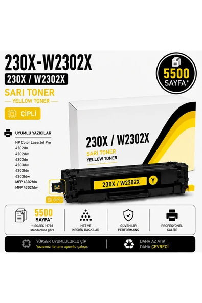 230X-W2302X Sarı ürün görseli 1