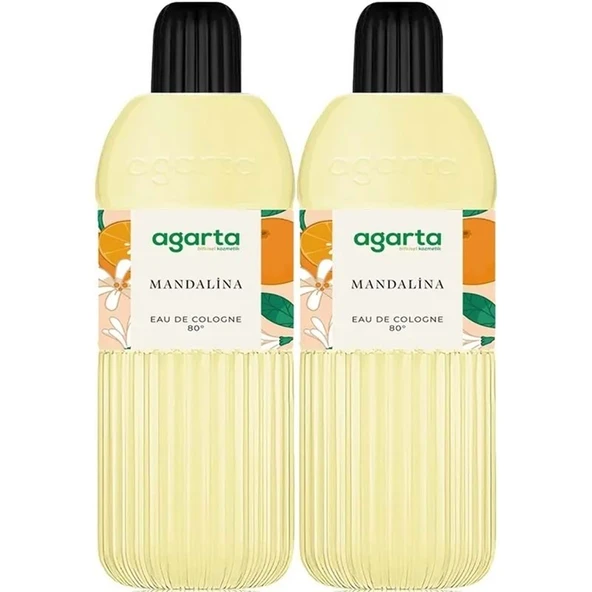Agarta Kolonya 400 ML Mandalina 80 Derece Pet Şişe (2 Li Set) ürün görseli 1