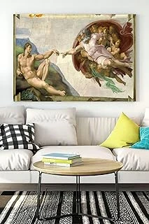 Postermanya (Pster14915) Michelangelo - Adem'In Yaratılışı Sanatsal Kanvas Tablo 50 X 70 ürün görseli 1