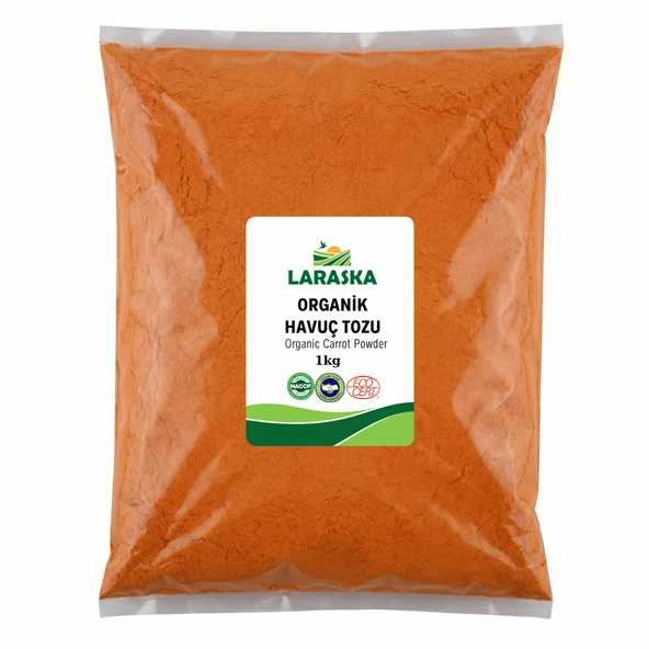 Organik Havuç Tozu 1kg Organic Carrot Powder ürün görseli 1