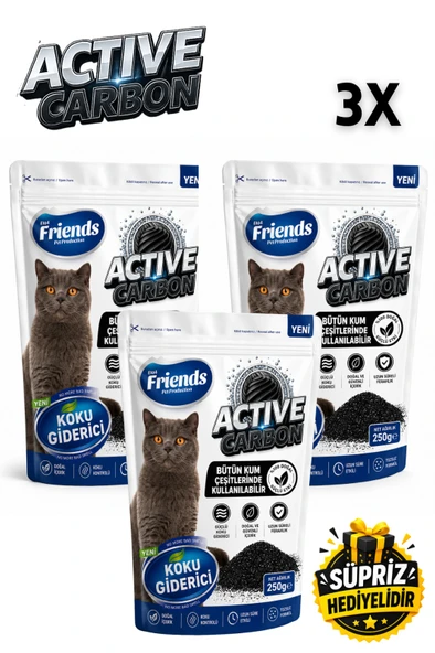 Aktif Karbon Kedi Kumu Koku Giderici 750 GR ürün görseli 1