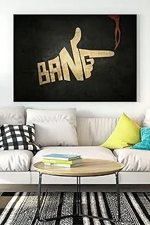 Postermanya (Pster15147) Bang Eğlenceli Mizahi Kanvas Tablo 50 X 70 ürün görseli 1