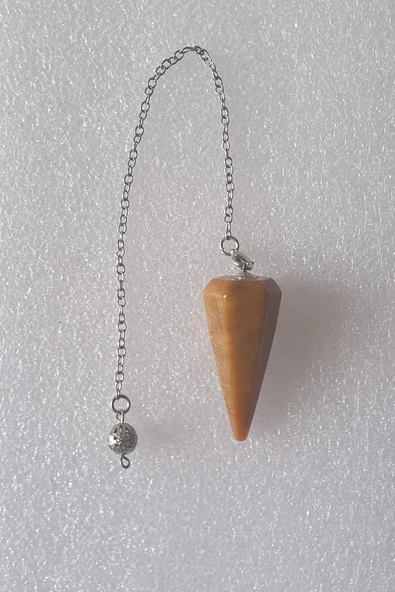 Doğal Jasper Pandül - Sarkaç Kahverengi Jasper 433-5 ürün görseli 1