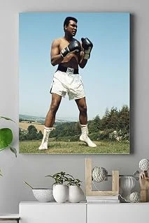 Postermanya (Pster17462) Muhammed Ali Dövüş Kanvas Tablo 2 30 X 40 ürün görseli 1