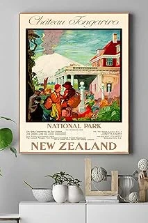 Postermanya (Pster18526) Yeni Zelanda Manzara Kanvas Tablo 30 X 40 ürün görseli 1