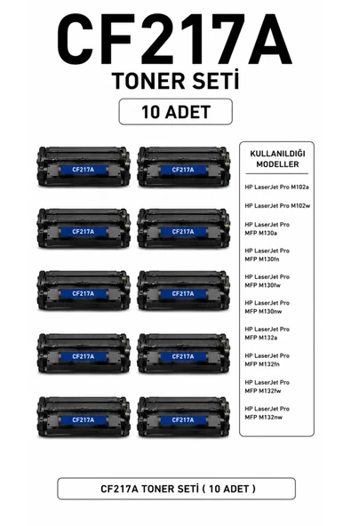 CF217A Toner Seti ( 10 Adet ) ürün görseli 1