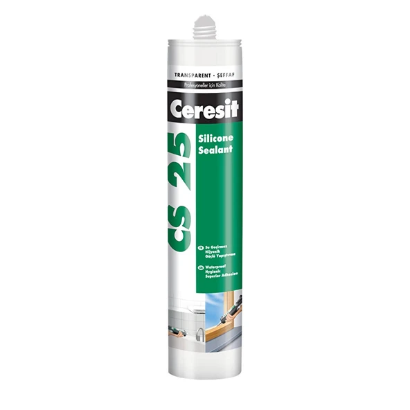 Cerresit CS225 Şeffaf Silikon 280 ml - Resim 2