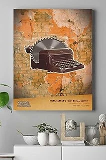 Postermanya (Pster16395) Franz Kafka Daktilo Kanvas Tablo 21 X 30 ürün görseli 1