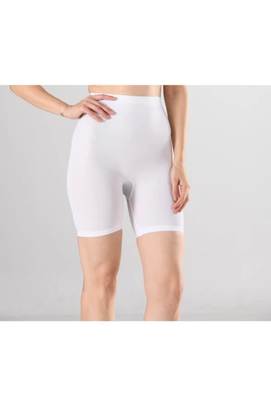 NACAR STORE Kadın 1 Beden Küçülten Uzun Paçalı Şort Slikon Korse ürün görseli 1