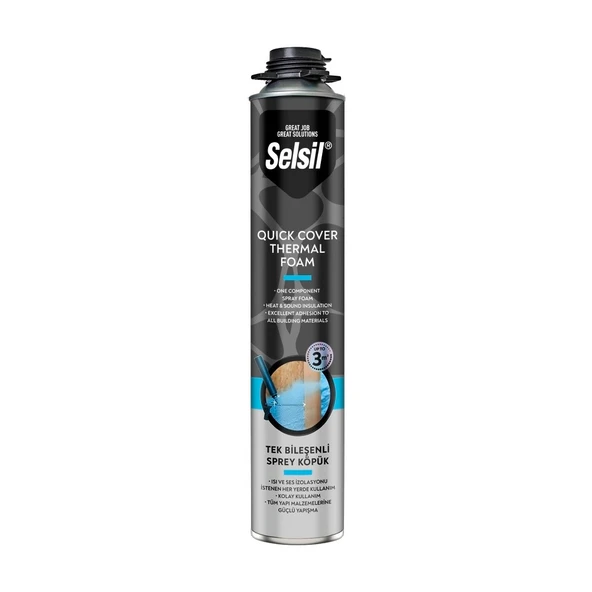 Selsil Ses Ve Isı Izolasyon Termal Yalıtım Köpüğü 850Ml ürün görseli 1