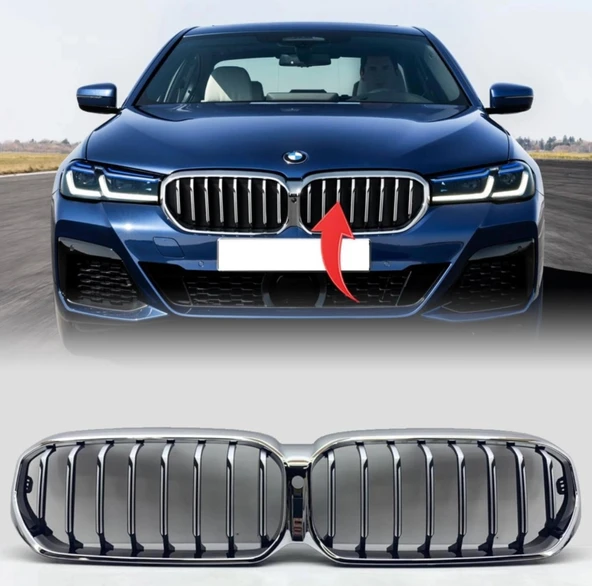 Bmw G30 Lci M Paket Kromlu Ön Panjur Kameralı 51129852284 ürün görseli 1