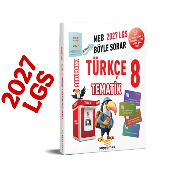 2027 8. Türkçe Tematik Soru Bankası Sinan Kuzucu ürün görseli 1