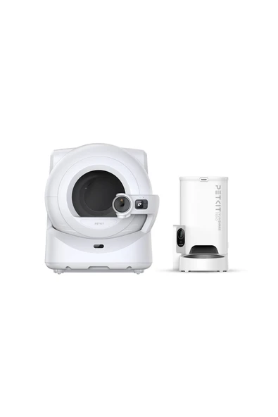 Purobot Ultra Akıllı Kedi Tuvaleti ve Yumshare Solo Kameralı Akıllı Mama Kabı Paketi ürün görseli 1