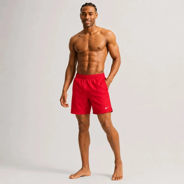 Nike Swim Breaker Solid Volley Erkek Deniz Şortu NESSF560001 ürün görseli 1