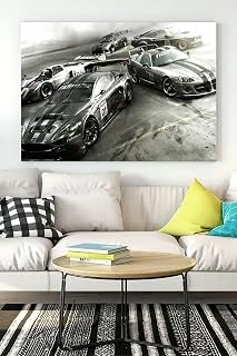 Postermanya (Pster18500) Yarış Arabası Kanvas Tablo 3 50 X 70 ürün görseli 1