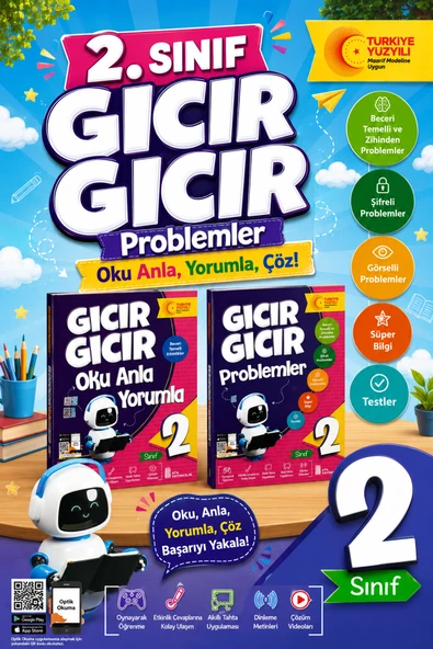 2.Sınıf Gıcır Gıcır Oku Anla Yorumla + Problemler ürün görseli 1