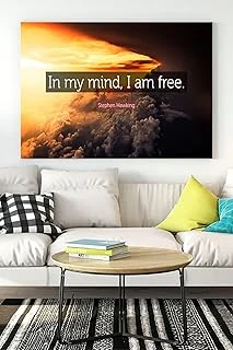 Postermanya (Pster17396) Stephen Hawking In My Mind Motivasyon Kanvas Tablo 3 40 X 60 ürün görseli 1