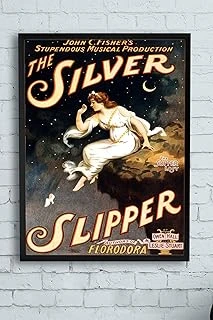 Postermanya (Pster13550) The Silver Silipper Sanatsal Çerçeveli Tablo (50X70Cm) ürün görseli 1