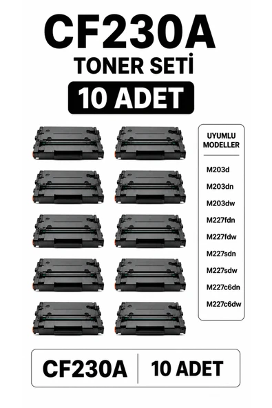CF230A Toner Seti ( 10 Adet ) ürün görseli 1