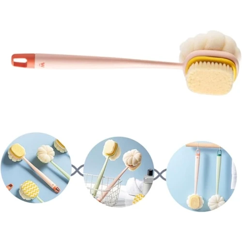 Çift Taraflı Banyo Duş Fırçası - Resim 2