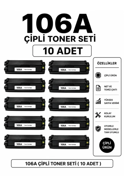 106A Çipli Toner Seti ( 4 Adet ) ürün görseli 1