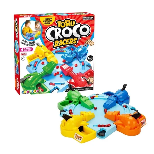 Toru Croco Misket Kapmaca Eğlenceli Aile Kutu Oyunu ürün görseli 1