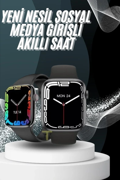Yeni Model Akıllı Saat Dokunmatik Ekran Unisex Amoled Ekran 44 mm ürün görseli 1