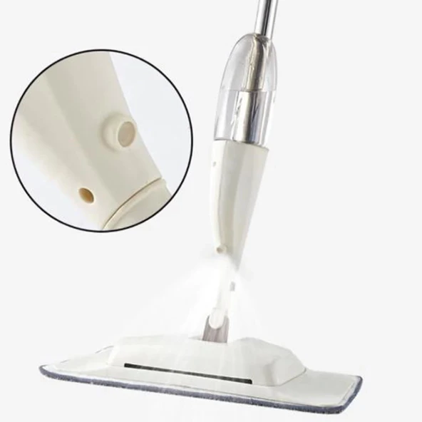 Pratik 360 Derece Dönen Ergonomik Sihirli Su Hazneli Spreyli Mop Paspas ürün görseli 1