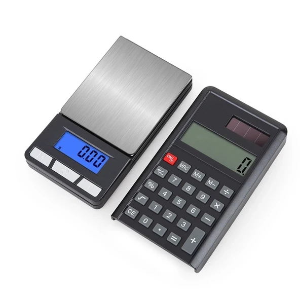 Lcd Ekran Elektronik Hesap Makineli Hassas Dijital Takı Altın Gram Ölçer Terazi (500g 0.1g) ürün görseli 1