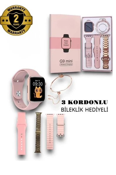 G9 Mini Gold Yetişkin 41MM Kadın Akıllı Saat ürün görseli 1