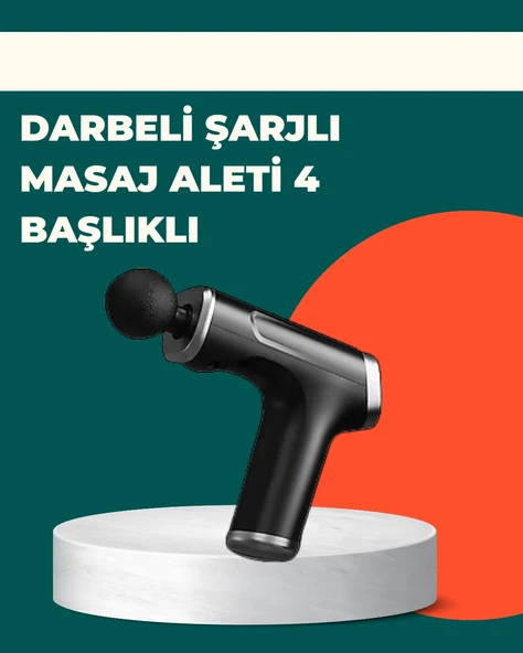 Kas Yorgunluğu Giderici Vücut Masaj Tabancası ürün görseli 1