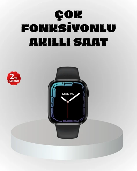380mAh Bataryalı Akıllı Saat – Arama, Bildirim, AOD Ekran ve Uzun Pil Ömrü ürün görseli 1