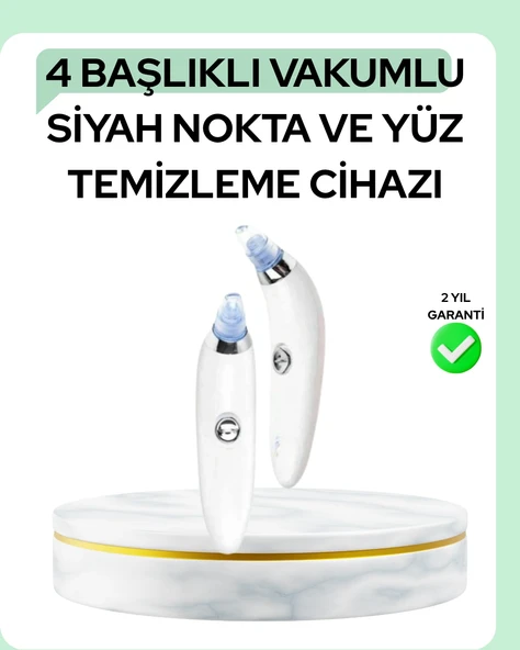 Gözenek Açıcı Buhar Etkili Vakumlu Siyah Nokta Temizleyici – Farklı Cilt Tiplerine Uygun ürün görseli 1