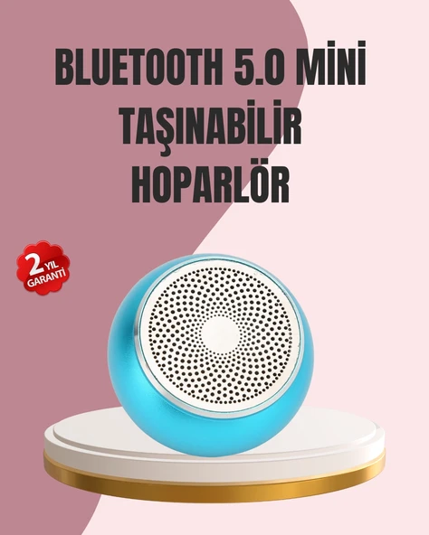 Mini Bluetooth Speaker | Uzun Pil Ömrü, Şık ve Hafif Tasarım ürün görseli 1