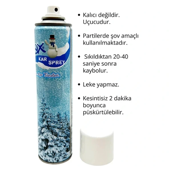 Kar Spreyi 300 ml - Resim 2