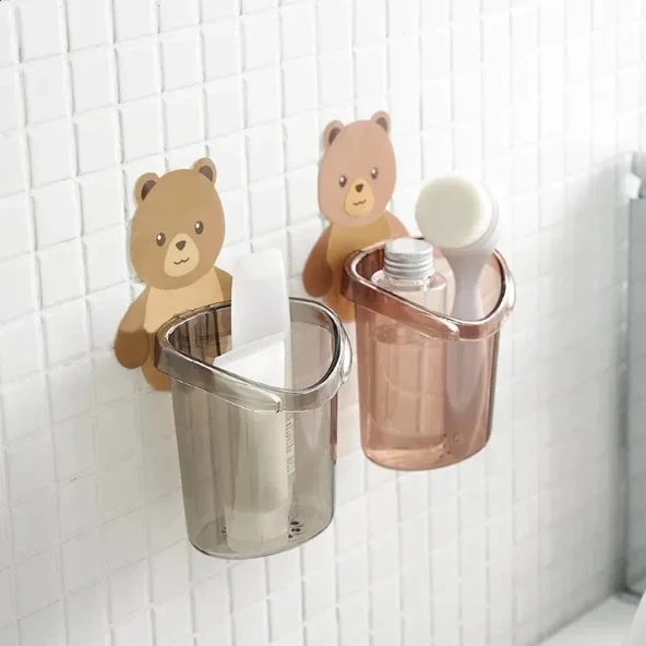 Ayı Figürlü Plastik Organizer - Resim 4