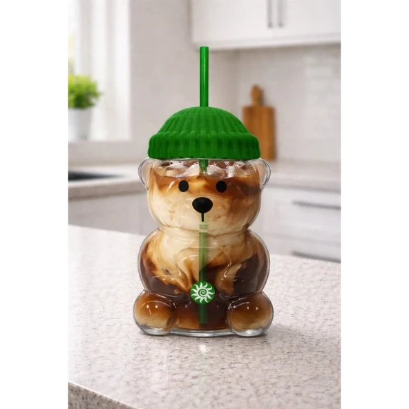 Bearista Plastik Soğuk İçecek Bardağı - Resim 3