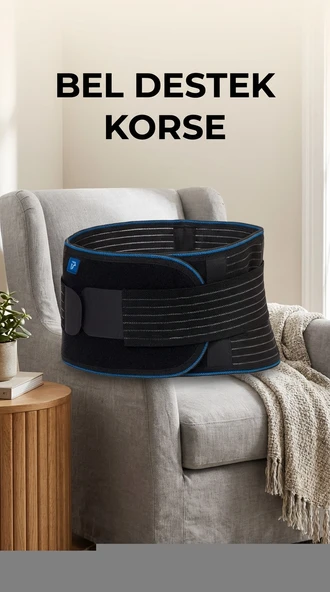 Ayarlanabilir Nefes Alabilir Ortopedik Bel Destekli Çalışma Korsesi Unisex ürün görseli 1