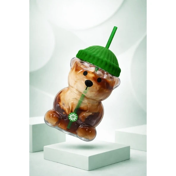 Bearista Plastik Soğuk İçecek Bardağı - Resim 4