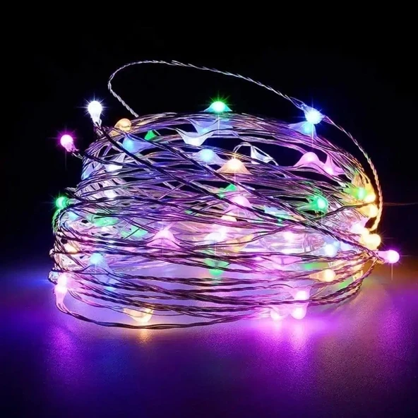 3 Metre RGB Pilli Peri Led ürün görseli 1