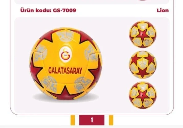 GS-7009 GALATASARAY FUTBOL TOPU LİON-CNT ürün görseli 1
