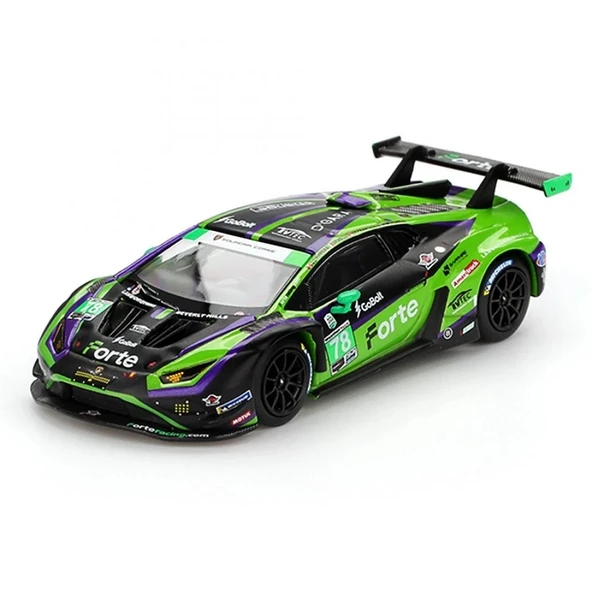1/64 Lamborghini Huracán GT3 EVO2 Forte Racing 2024 IMSA Daytona 24 Hrs - Blister Paket ürün görseli 1